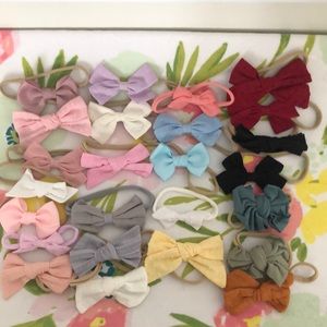 Baby bow headbands- bundle of 25